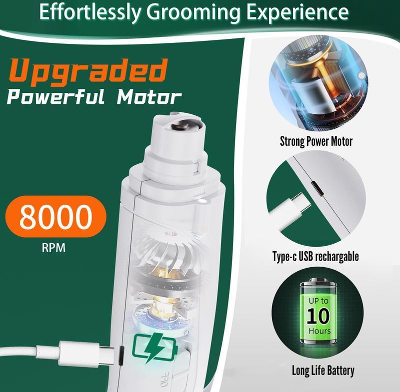 2 In-1 Electric Pet Nail Clippers